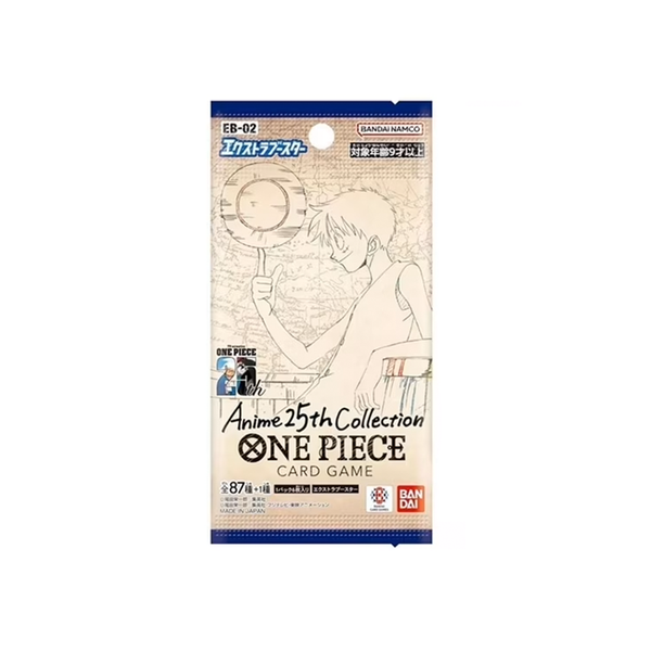 Bandai One Piece Japanese Booster Pack Anime 25th Collection (EB-02)