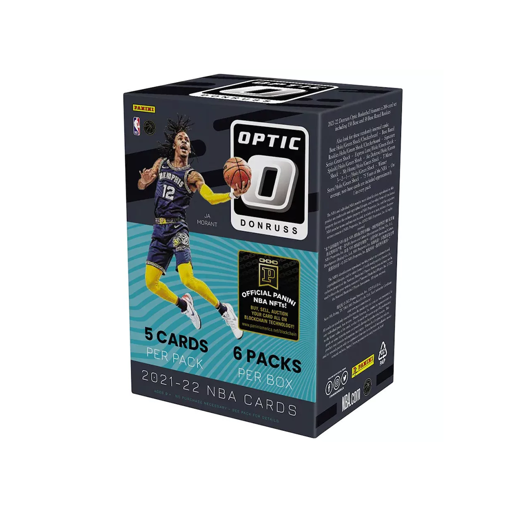 2021-22 Panini Donruss Optic Blaster Box (Fanatics Exclusive) Green Shock Prizm