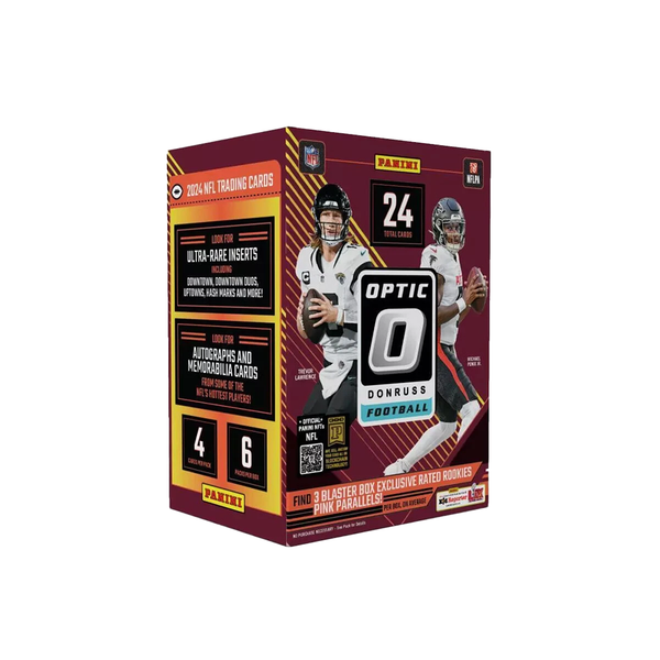 2024 Panini Donruss Optic Football 6-Pack Blaster Box (Pink Parallel)