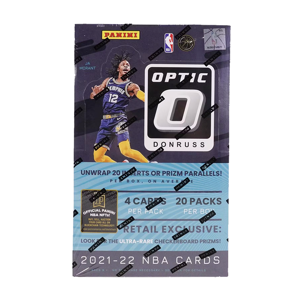 2021-22 Panini Donruss Optic Basketball Retail 20-Pack Box