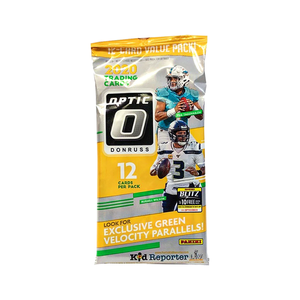 2020 Panini Optic Football Green Value Pack