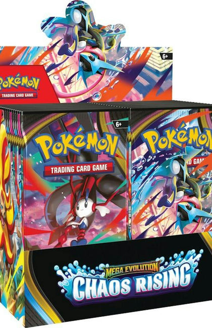 Pokemon Mega Evolution: Chaos Rising Booster BoxMega Evolution: Chaos Rising Booster Box (Presell)