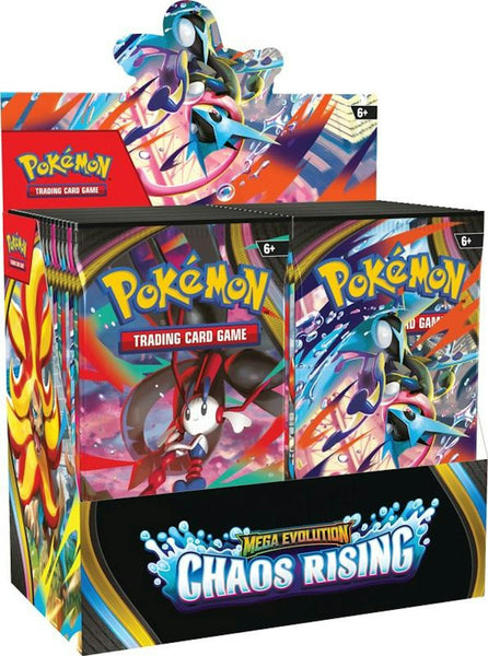 Pokemon Mega Evolution: Chaos Rising Booster Box - Rizo Sports