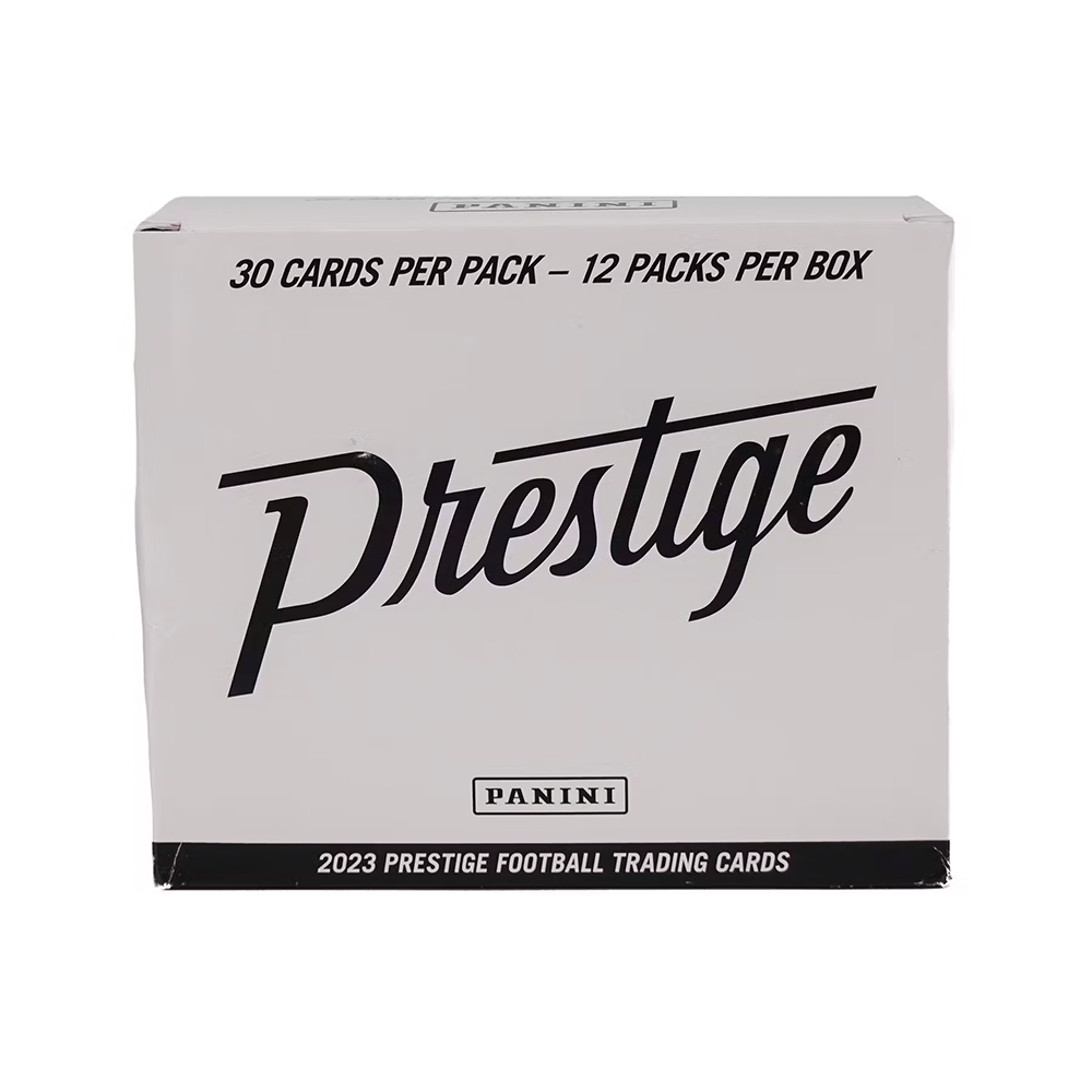 2023 Panini Prestige Football Jumbo Value 12-Pack Box