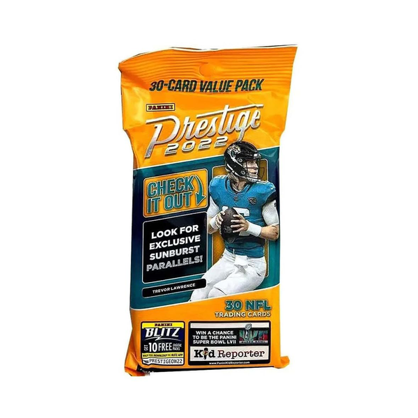 2022 Panini Prestige NFL Football Trading Cards Fat Pack