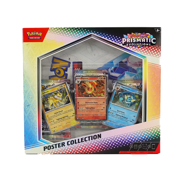 Pokemon Scarlet & Violet: Prismatic Evolutions Poster Collection Box