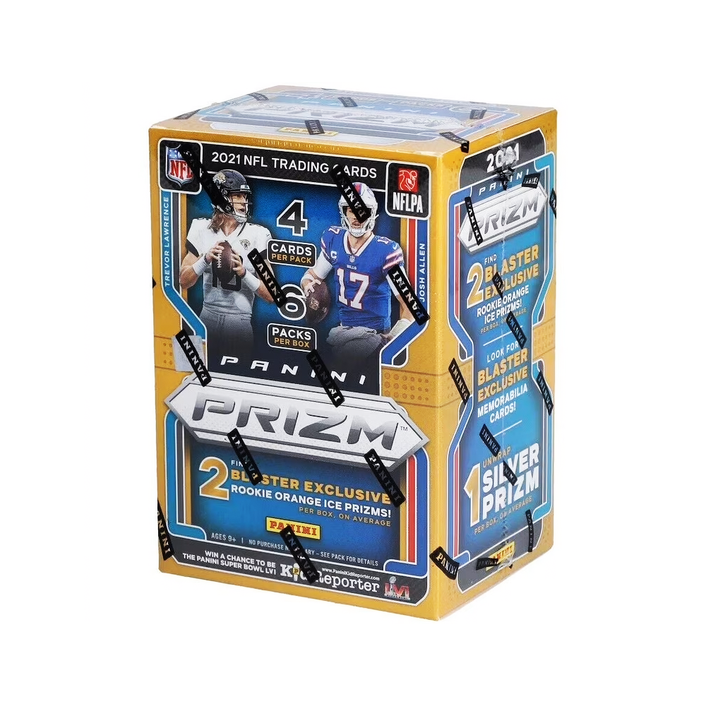 2021 Panini Prizm Football Orange Ice Blaster Box