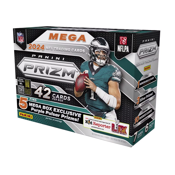 2024 Panini Prizm Football Hobby Mega Box (Purple Pulsar Prizms!)