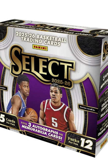 2025-26 Panini Select Basketball Hobby Box