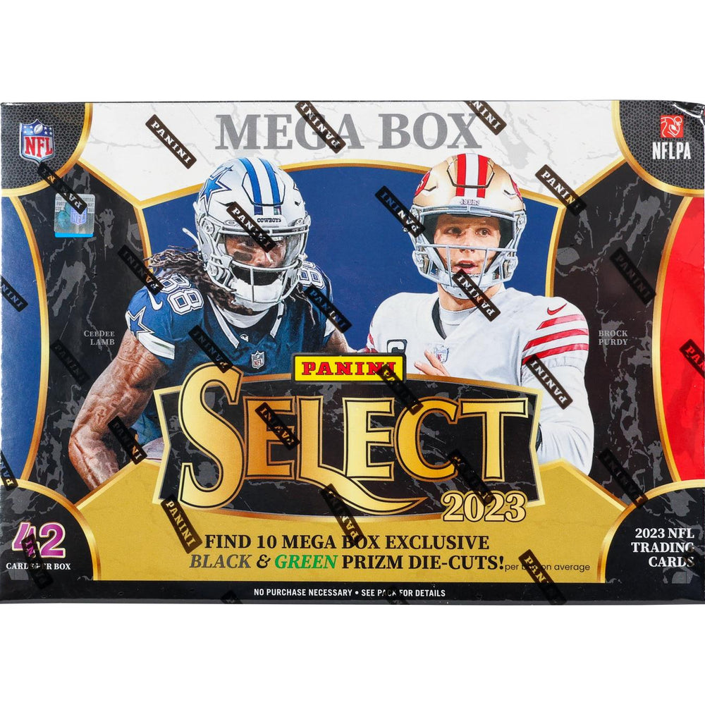 2023 Panini Select Football Mega Box Sealed Target Black & Green Prizm Die Cuts