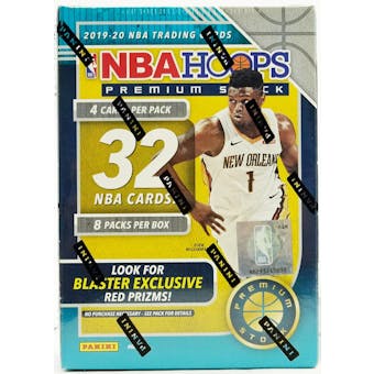2019/20 Panini Hoops Premium Stock Basketball 8-Pack Blaster Box