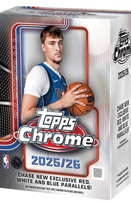 2025/26 Topps Chrome Basketball Blaster Box