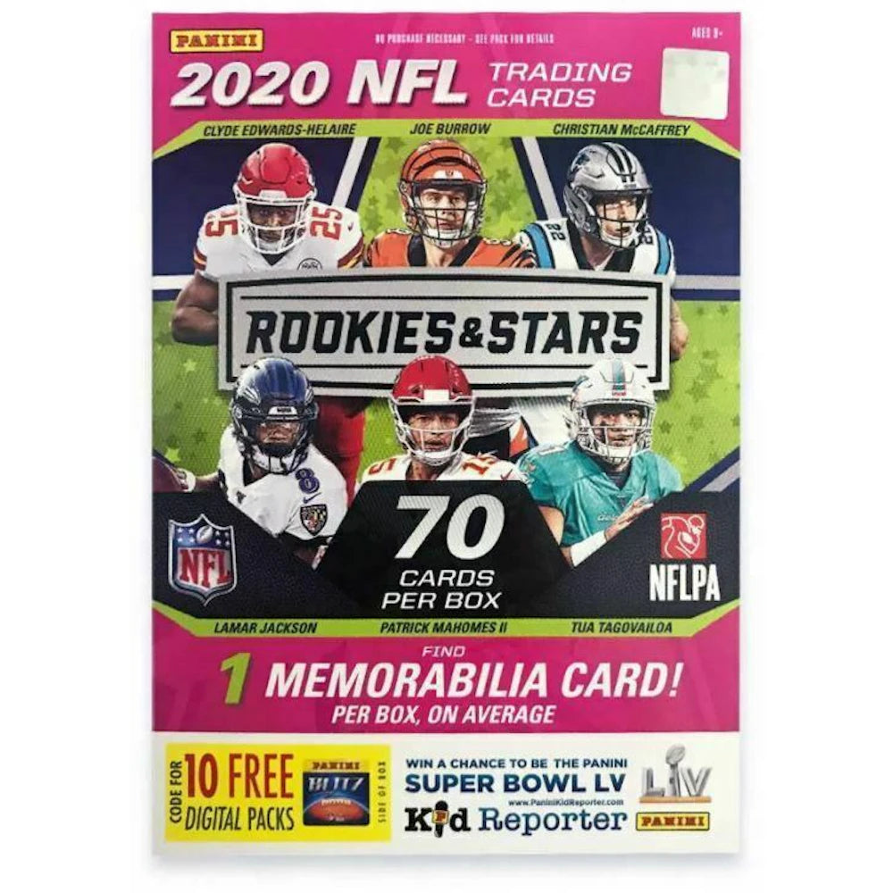 2020 Panini Rookies & Stars Football Blaster Box