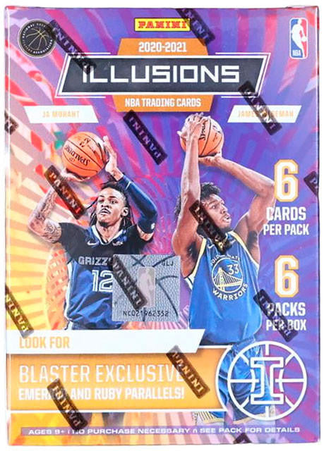 2020/21 Panini Illusions Basketball Blaster Box