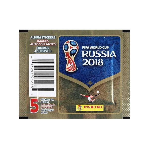 2018 Panini Fifa World Cup Russia Soccer Sticker Pack