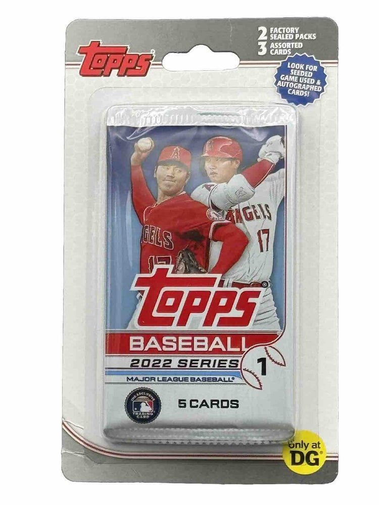 2022 Topps Series 1 Baseball 2022 MLB 2 Packs + 3 Assorted Cards