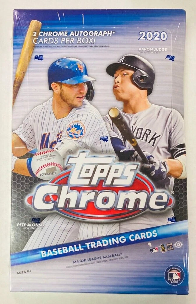 2020 Topps Chrome Hobby Box MLB
