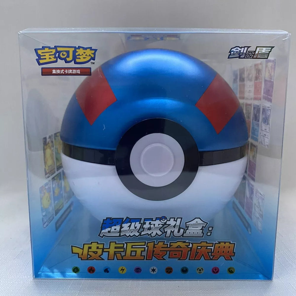 Pokemon Chinese Pokeball blueX Pikachu Legend greatball