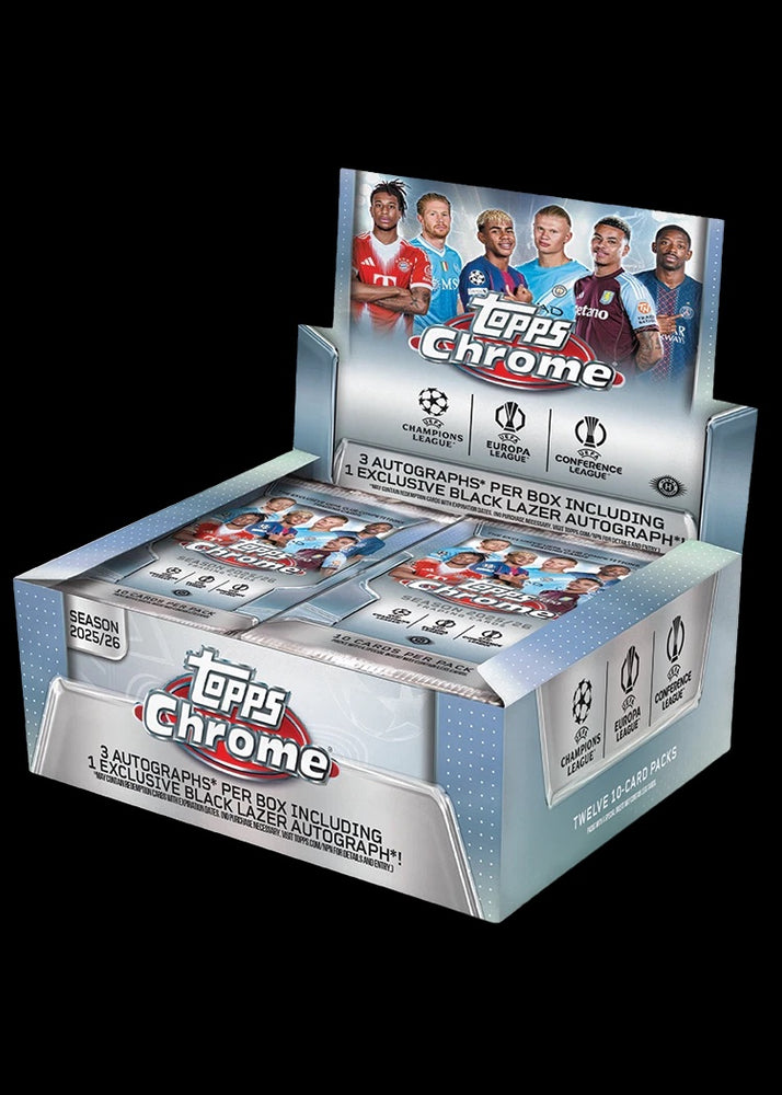 2025/26 Topps Chrome UEFA Club Competition Jumbo Box