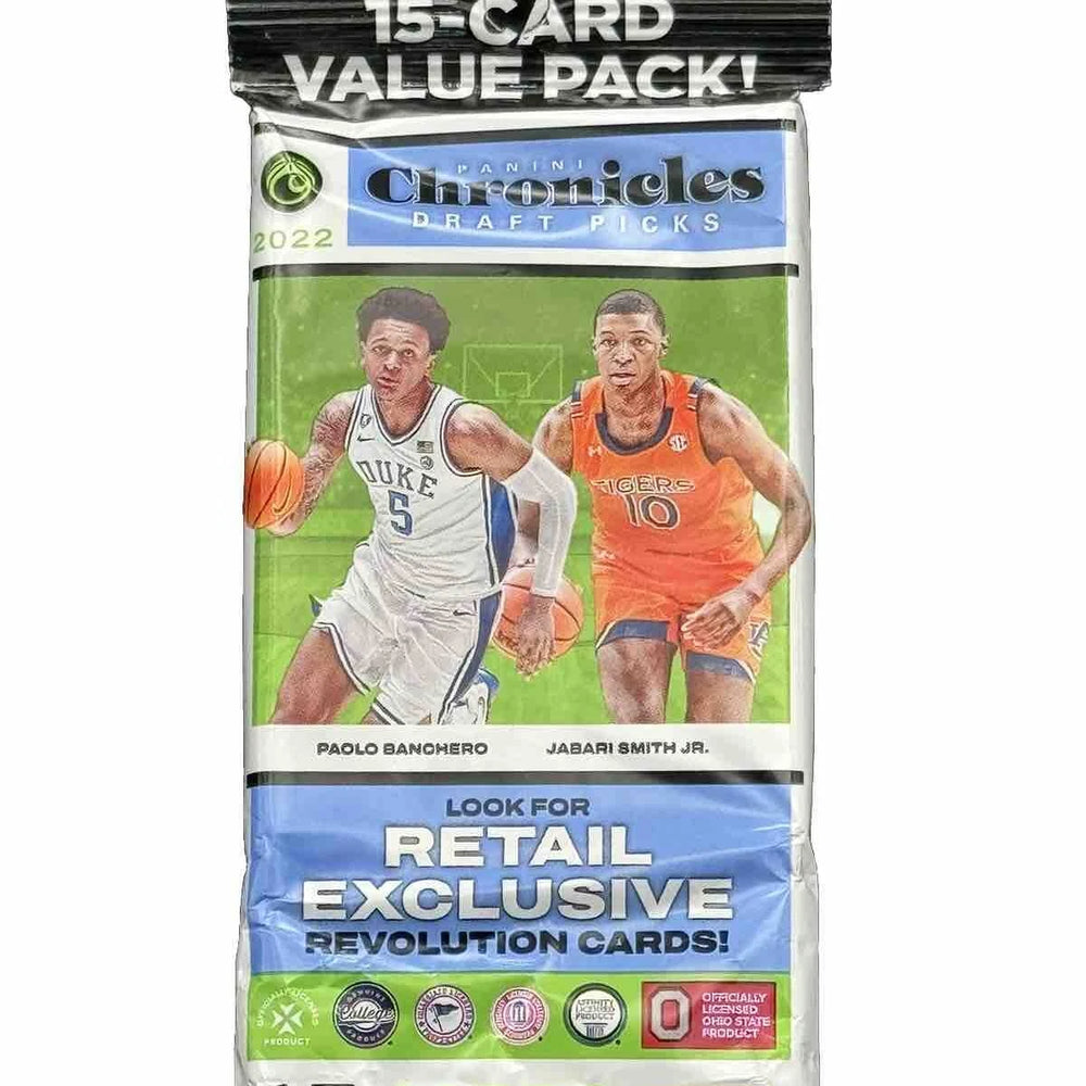 2022-23 Panini Chronicles Draft Picks Collegiate Basketball Value Pack