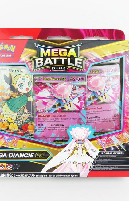 Pokemon Mega Diancie ex Mega Battle Deck Box