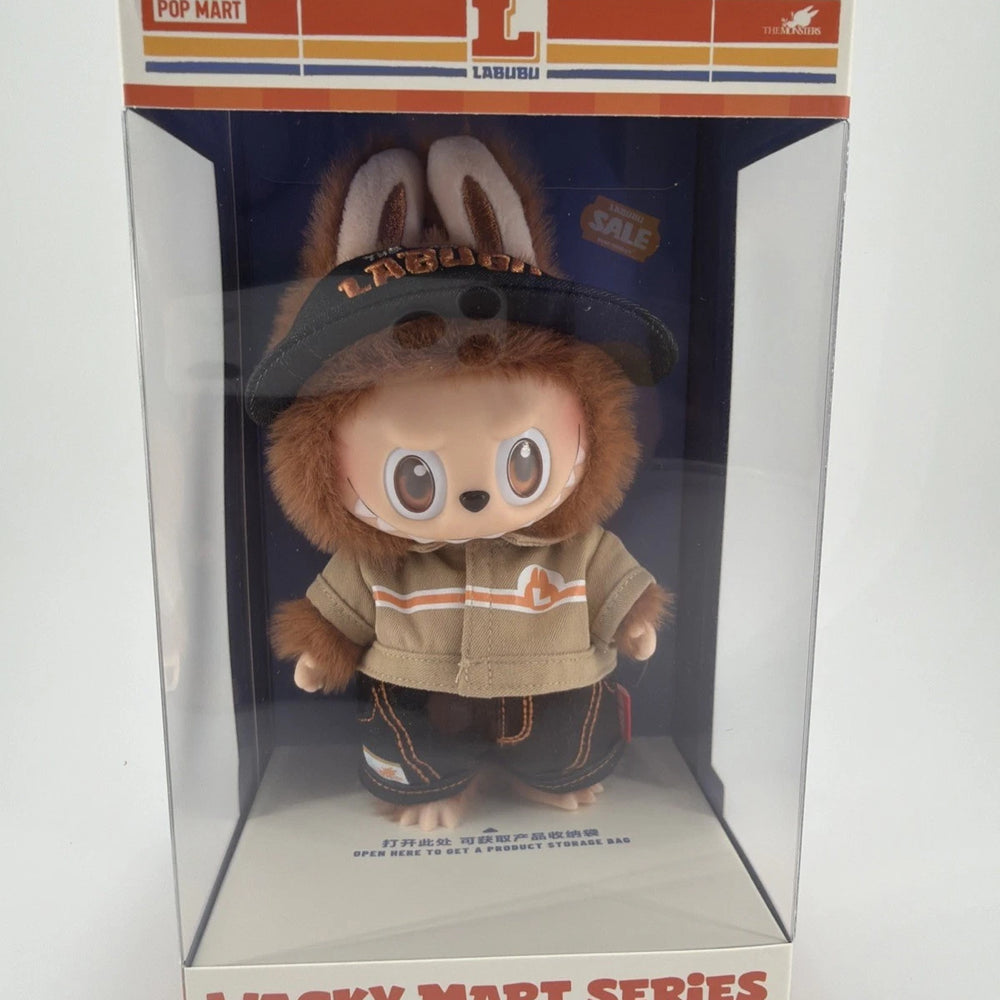 Labubu Wacky Mart Series Manager Vinyl Plush Pendant Authentic POP MART