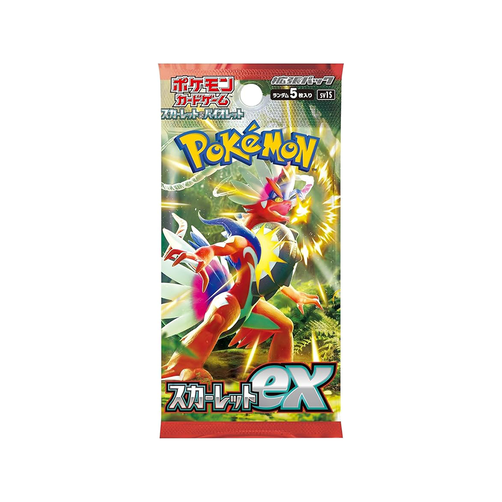 Pokemon Japanese Booster Pack Scarlet ex (SV1S)