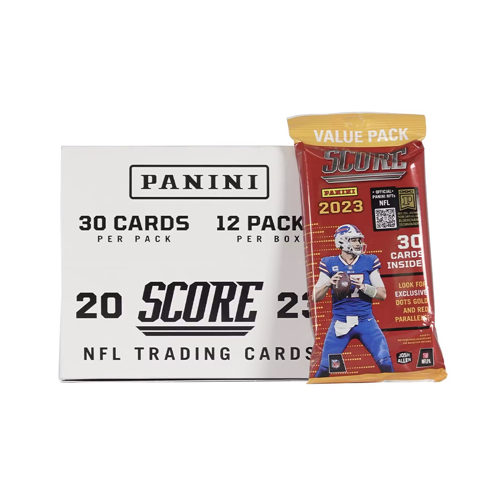 2023 Panini Score Football Jumbo Value 12-Pack Box