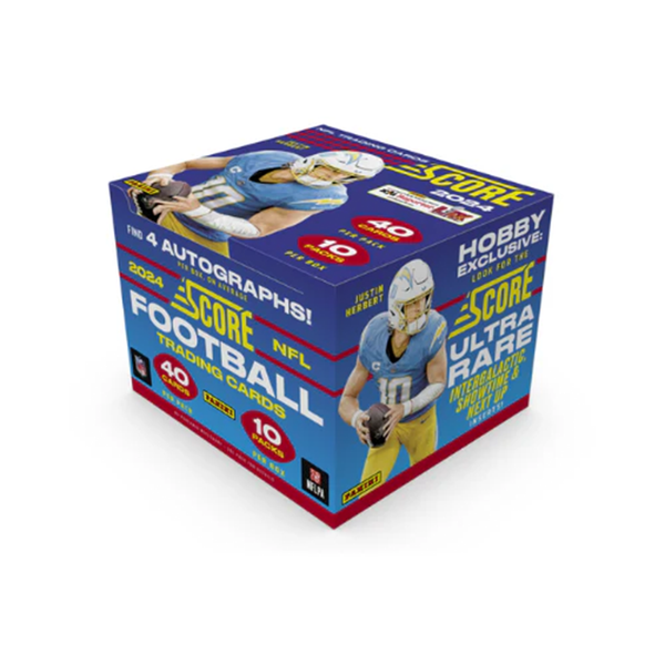 2024 Panini Score Football NFL Trading Card Hobby Box (4 Autographs)