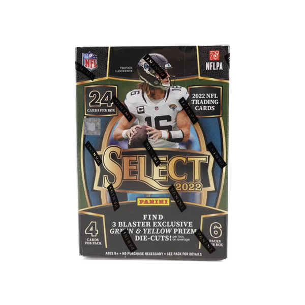 2022 Panini Select Green & Yellow Football Blaster Box