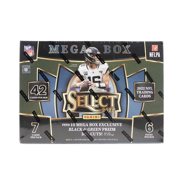 2022 Panini Select Football Black Green Mega Box