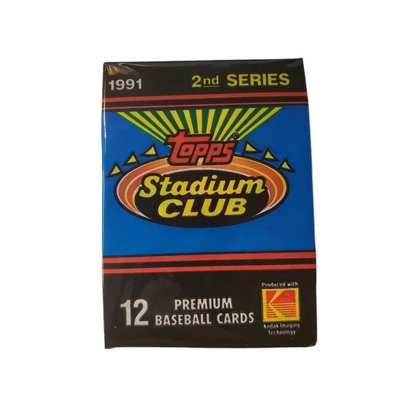 1991 Topps Stadium Club 1st Series Baseball Pack