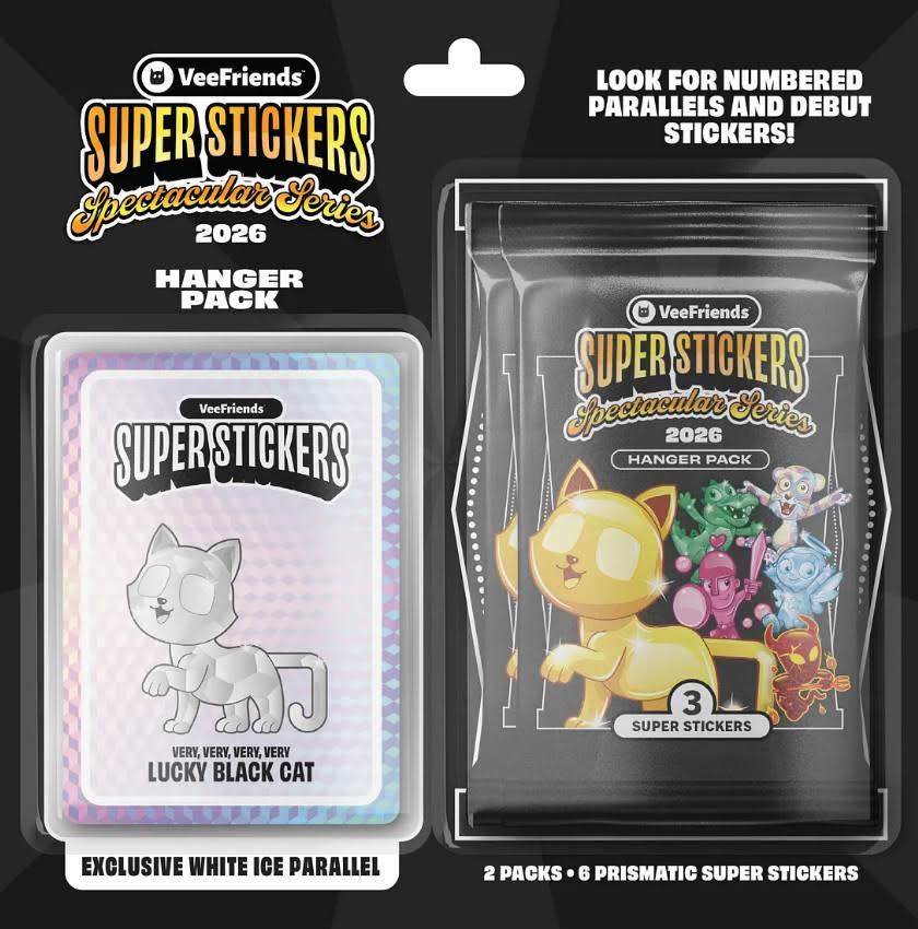 2026 VeeFriends Super Stickers Spectacular Series Hanger Pack