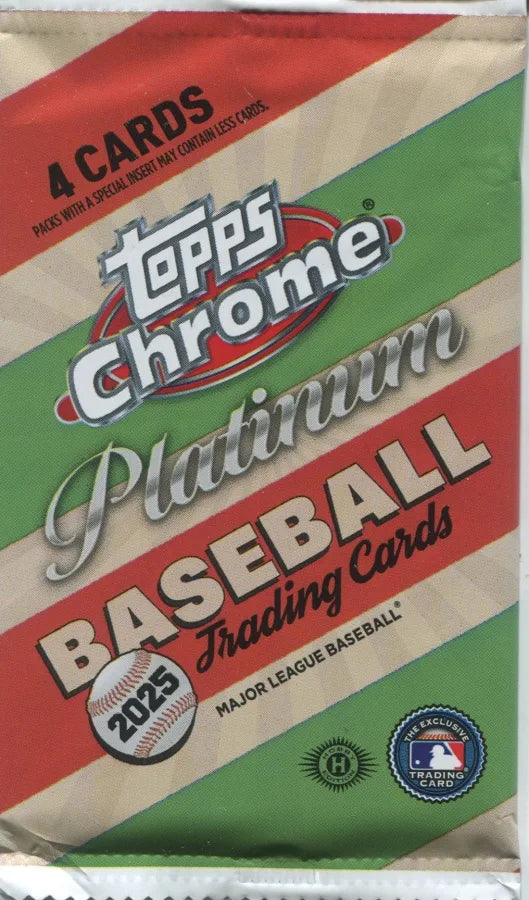 2025 Topps Chrome Platinum Baseball Hobby, Pack