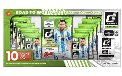2025-26 Donruss Road FIFA World Cup Soccer Jumbo Kaboom Exclusive Box
