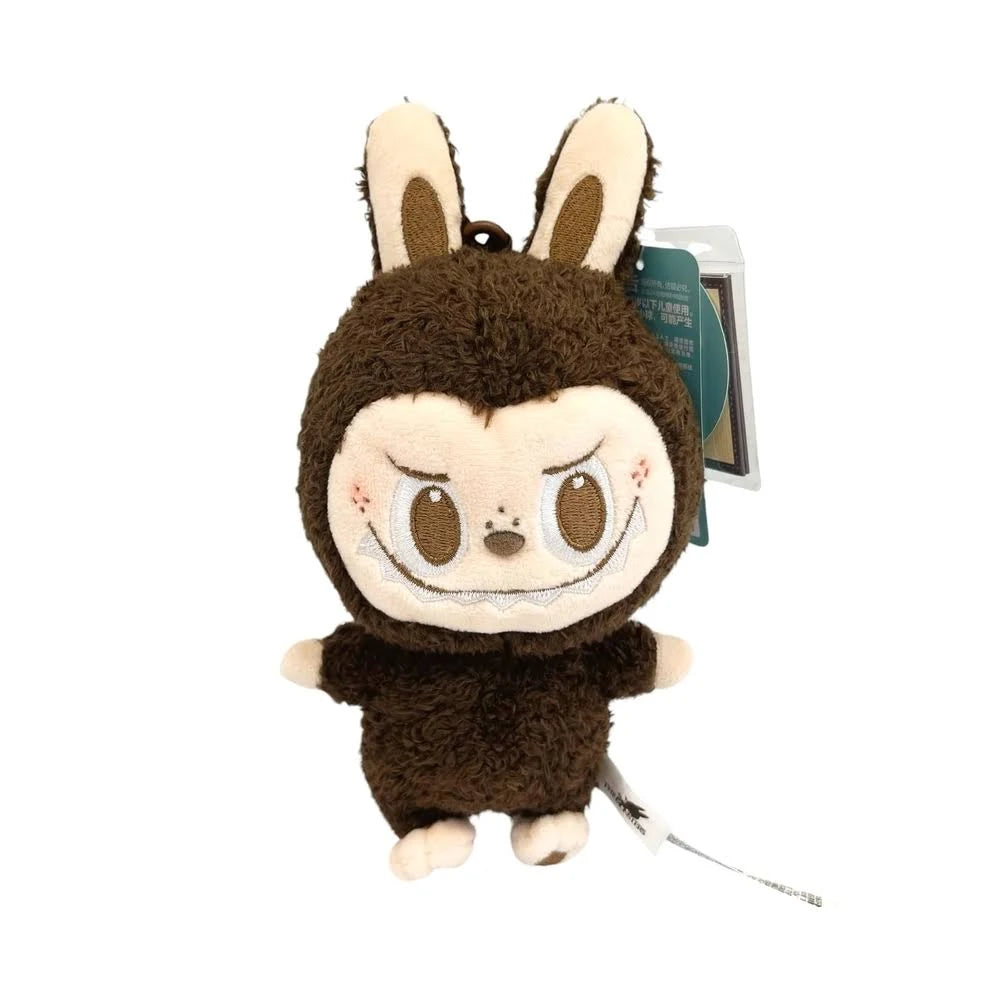 POP MART Pop Land PopLand Labubu Plush Doll Brown Pendant AUTHENTIC