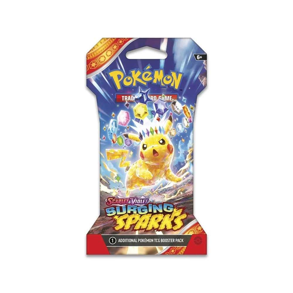 Pokemon Scarlet & Violet - Surging Sparks - Sleeved Booster Pack Pokemon Scarlet & Violet - Surging Sparks - Sleeved Booster Pack