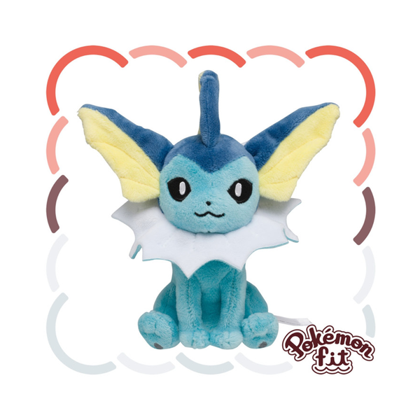 Japanese Pokemon Center Plushie Pokemon Fit - Vaporeon