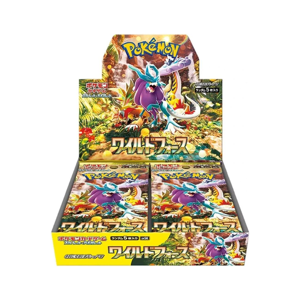 Pokemon Japanese Booster Box Wild Force (SV5K)
