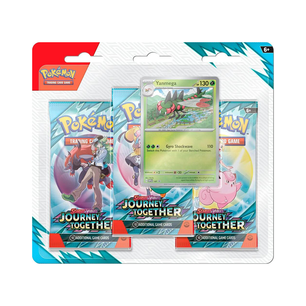 Pokemon Scralet and Violet Journey Together 3 Pack Blister